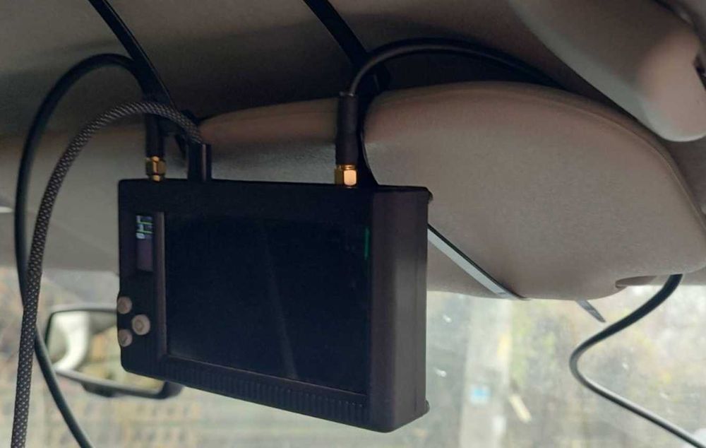 Антенна на авто для радіомоніторингу на магнітній основі для детектора