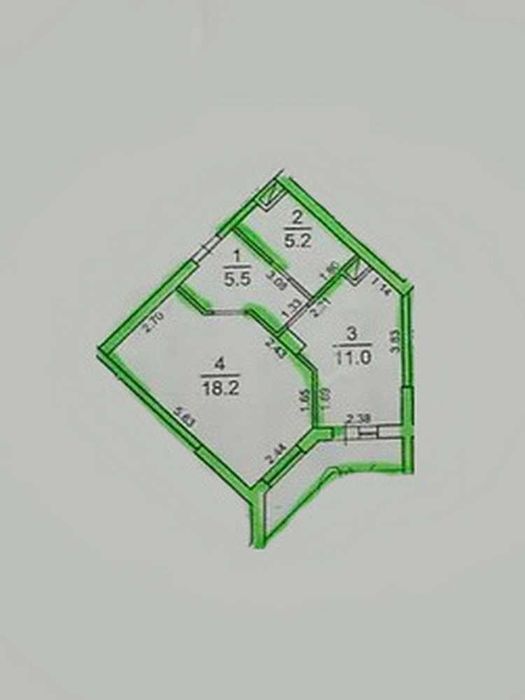 1-кімнатна квартира за адресою вул. Проценка (площа 41,2 м²) - Atlanta.ua - фото 10