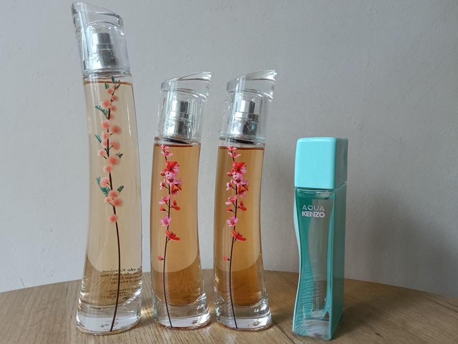 2xKenzo Amour Flower ikebanana 40ml woda perfumowana Kenzo Amour Flower ikebanana Minosa 75ml woda perfumowana Kenzo Aqua 50ml woda Toaletowa