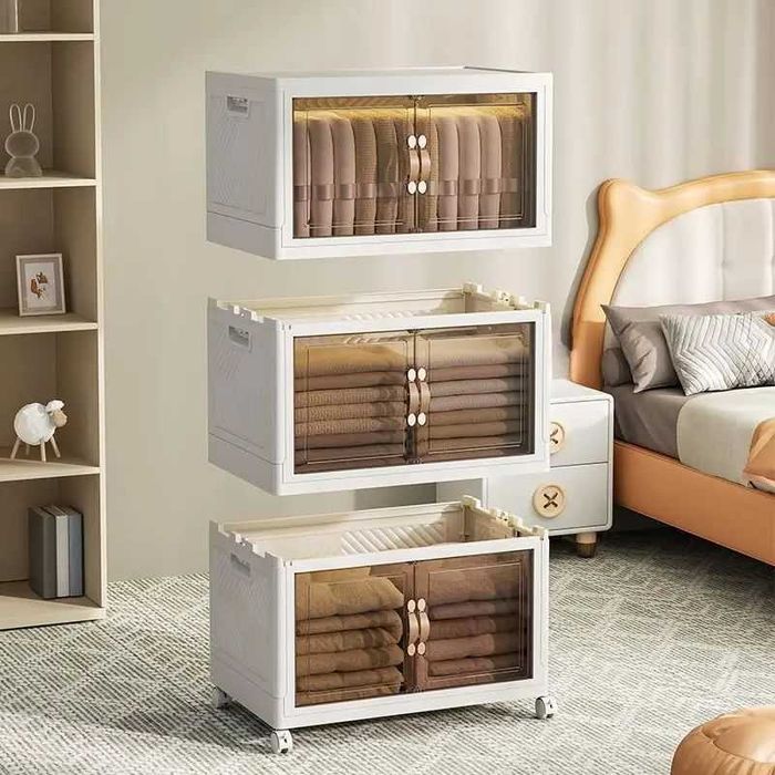 Пластиковий модульний складний ящик органайзер комод шкаф