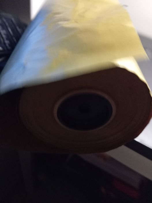 Bobine papel fantasia embrulho dourado