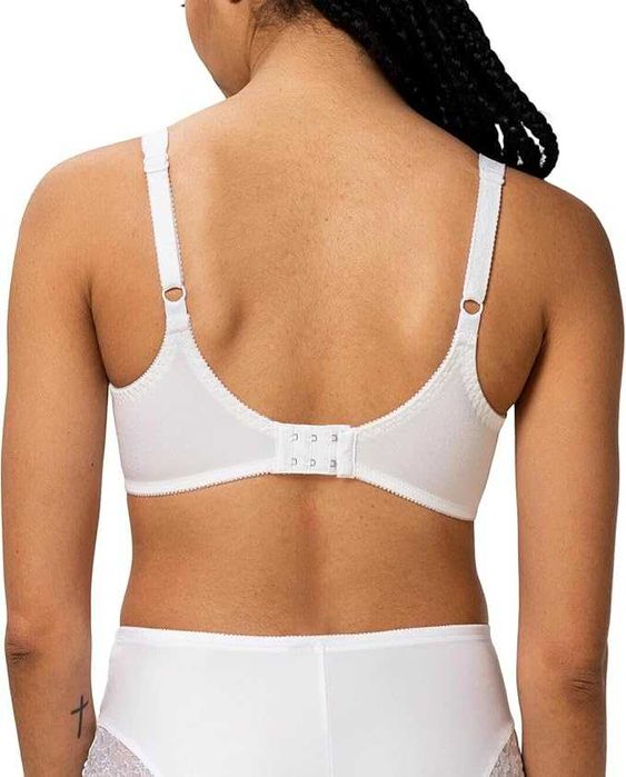 TRIUMPH Biustonosz Ladyform Soft WX White 90E Koronkowe Obszycia