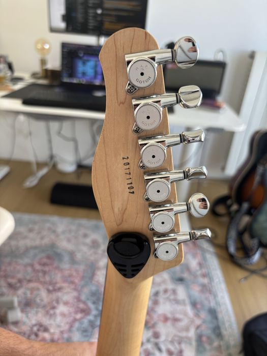 Guitarra Manson MA EVO Sustainiac/Fuzz Factory em Dry Satin Black