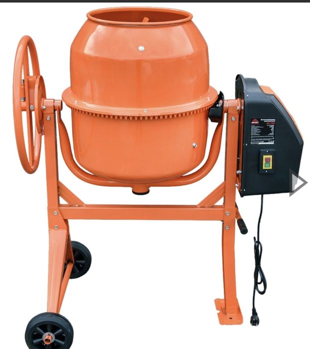 Бетонозмішувач 125л, Vitals Cm-125a, 550вт, двигун мідь, 2 роки гарантії.