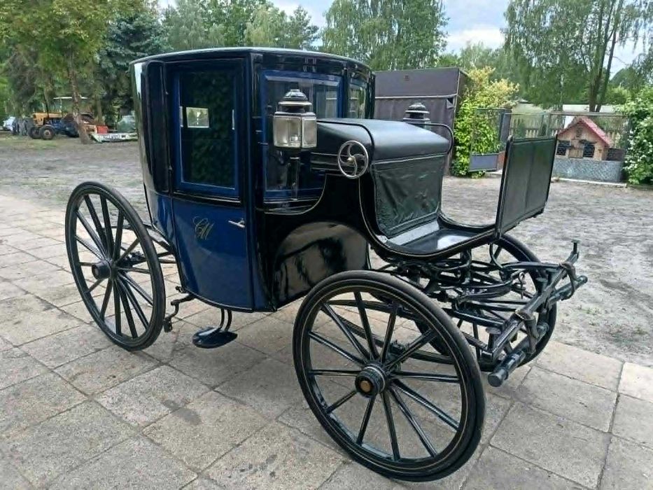 Kareta Coupe Zabytkowa Bryczka Konna Powóz