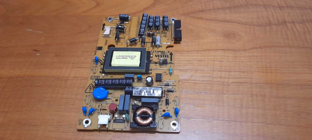 placa de alimentação tv vestel para peças