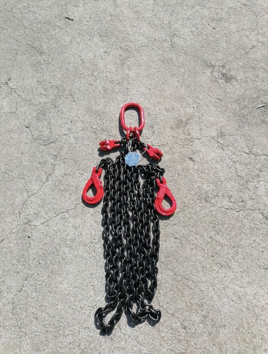 Correntes certificada p/ grua com 3mts c/ encurtadores