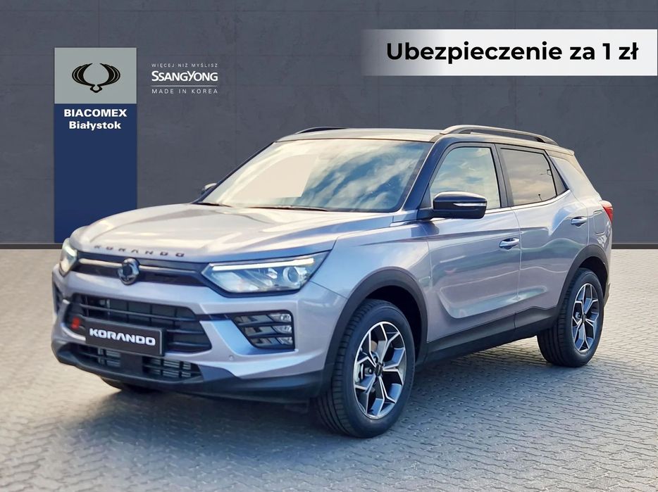 SsangYong/KGM Korando 1.5 TGDI 163KM Adventure + Pakiet Black * Ubezpieczenie za 1 PLN *