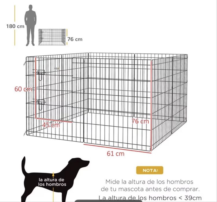 Jaula gaiola parque para animais - nao negociavel