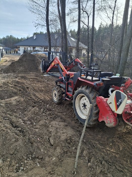 usługa ,wynajem ciagniczek miniladowacz glebogryzarka