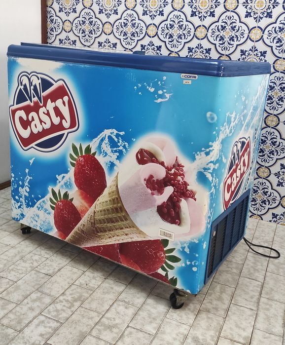 Arca congeladora gelados