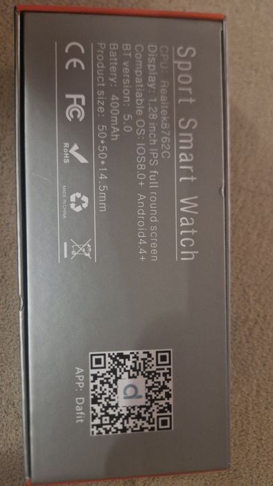 Smartwatch K22 czarny - jak nowy