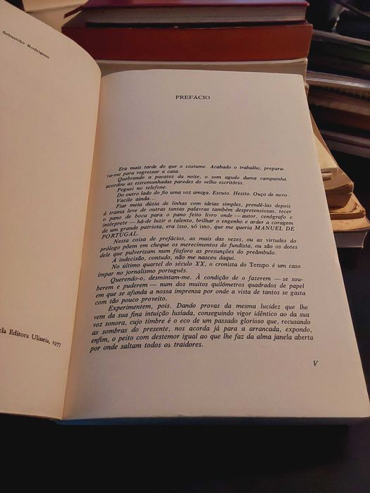Crónicas e Cartas de Manuel de Portugal: Um Ano Depois