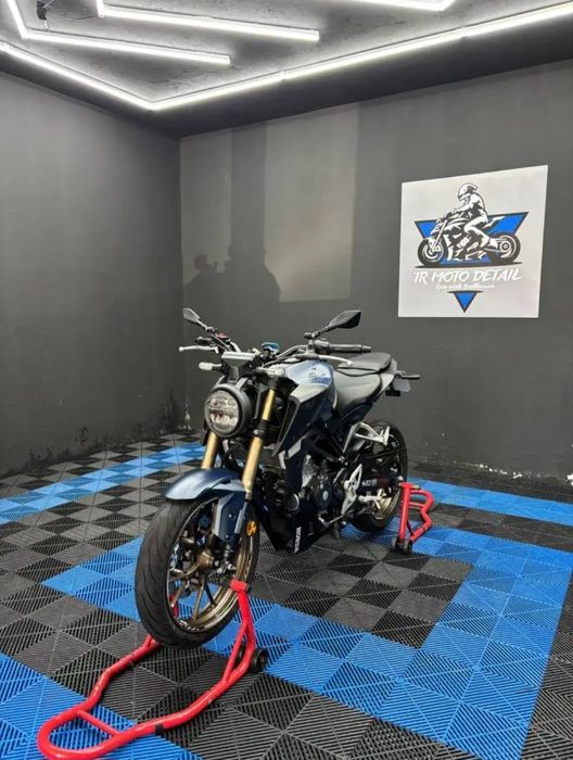Mota CB 125r azul mate