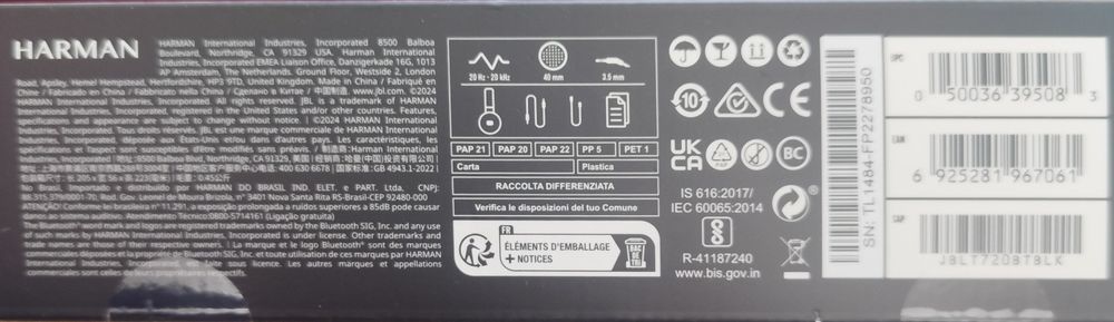 Słuchawki JBL Tune 720 BT , nowe , bluetooth