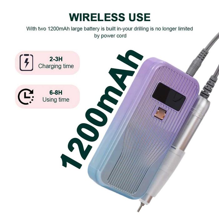 broca portatil de 45mil rpm