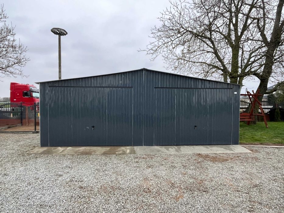 Garaż blaszany 6x6 Złoty Dąb