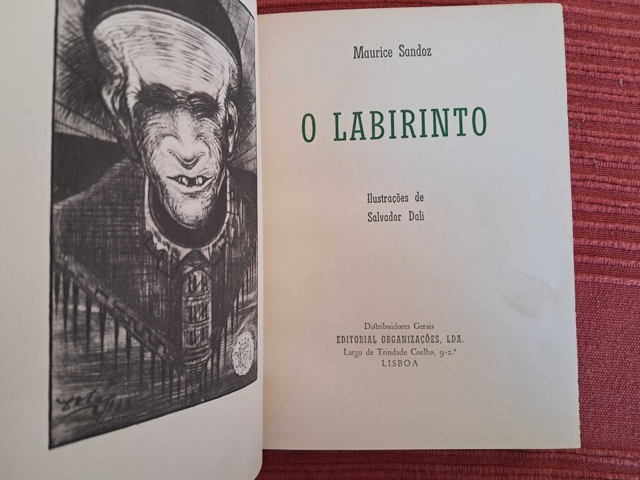 Maurice Sandoz - O Labirinto 1956 Ilustrações de Salvador Dali