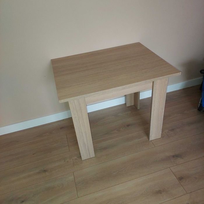 Stół 80x80+ stolik kawowy Dąb sonoma
