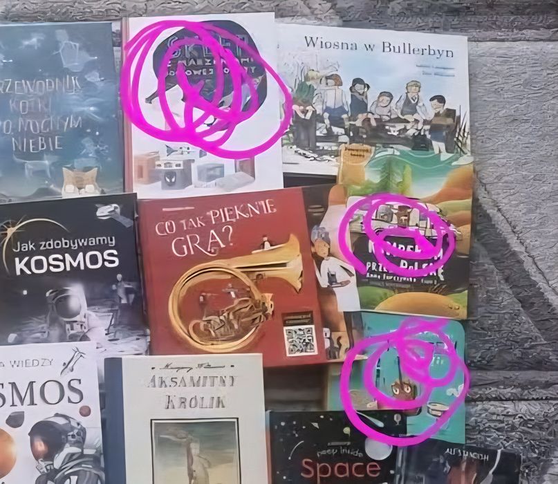 Zestaw 4 książek dla dzieci