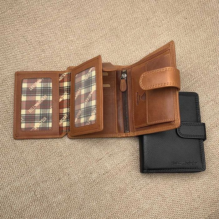 Портмоне мужское кожаное Hill Burry 6401L Германия, портмоне чоловіче