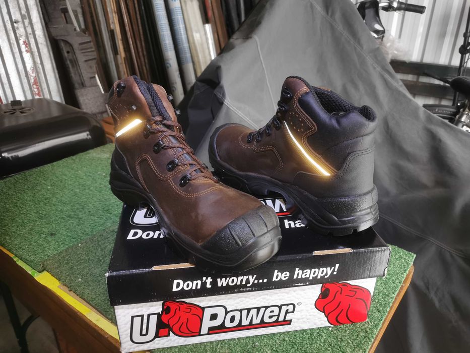UPower trzewiki Buty robocze do kostki GREENLAND 0RR10364 Brązowe 44