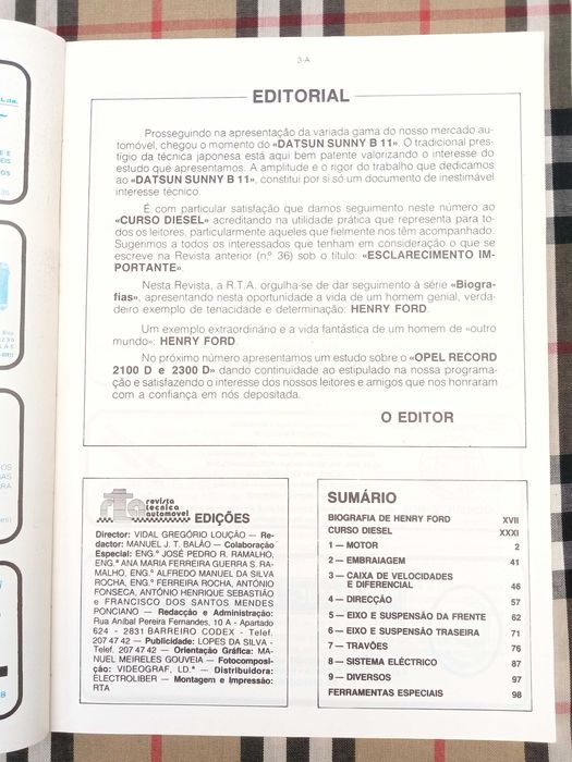 RTA Nissan / Datsun Sunny B11