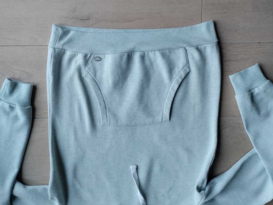 Cropp seledynowa bluza damska z kapturem r. M