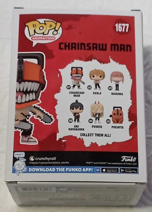 funko pop chainsaw man 1677 chainsaw man chase