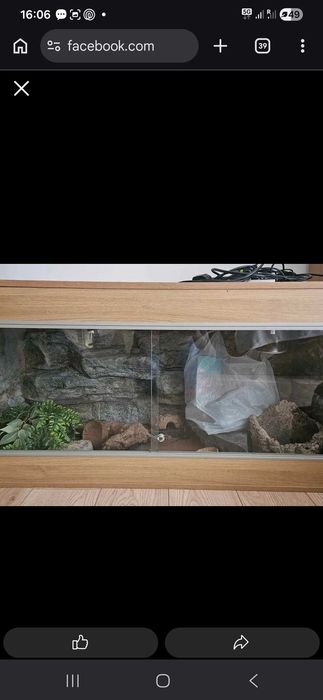 Sprzedam vivarium z akcesoriami