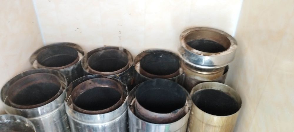 Димоходи, Нержавіючі труби б/у ф220, сендвіч, утеплені