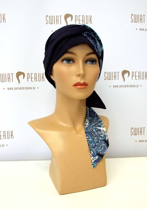 Turban z długim wiązaniem Kielce