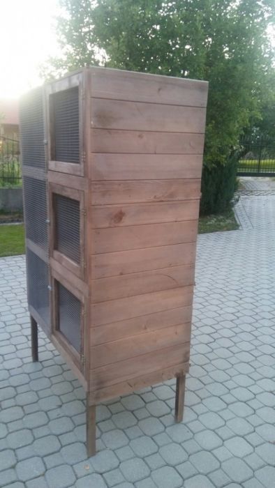 Klatka dla królików 3 stanowiska