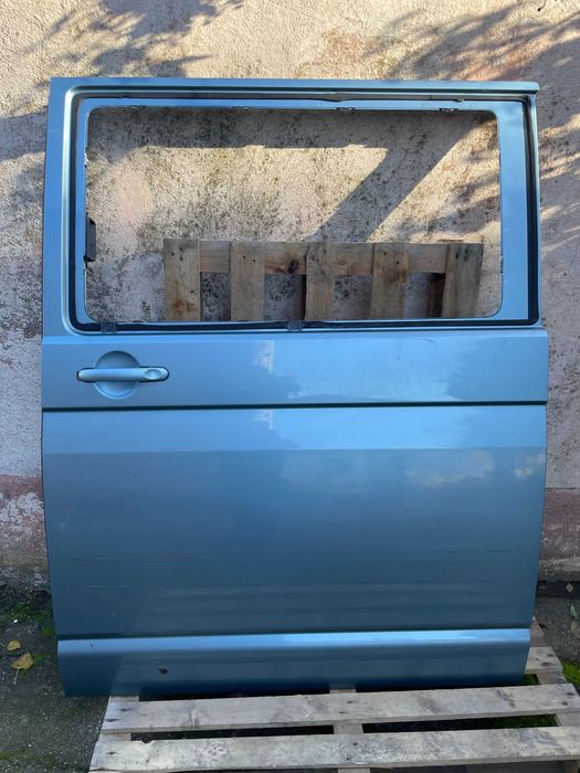Drzwi przesuwne lewe VW T5 T6 multivan srebrny niebieski metalik