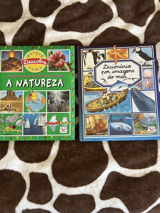 Livrros infantis didaticos!  O meu livro de costura e de cozinha, tatuagens e pulseiras. Dicionario por imagens do mar e descobre a natureza