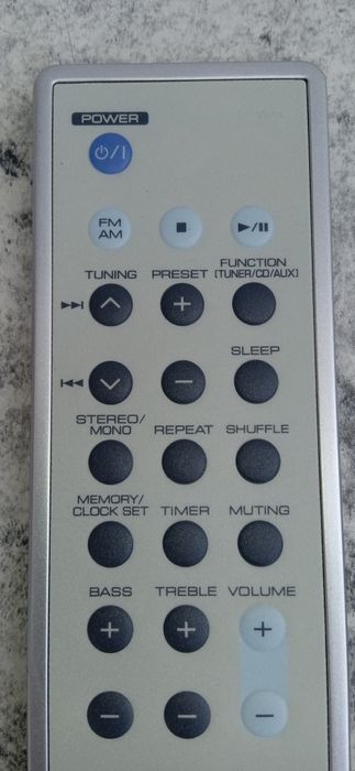 Comando remoto aparelhagem vintage TEAC