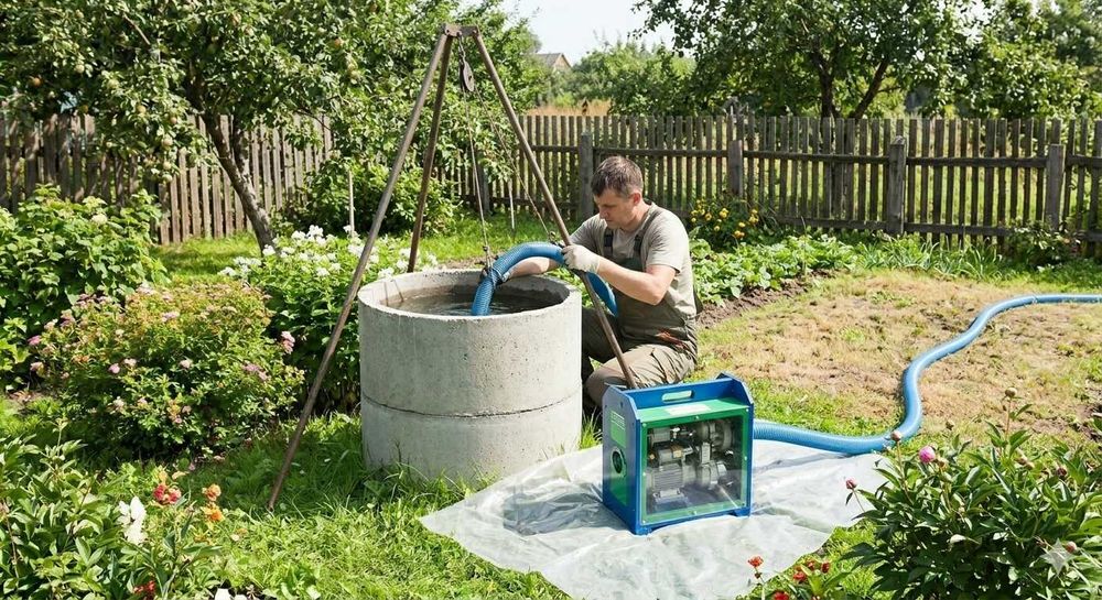 Вода для полива и сада. Чистка и ремонт колодца