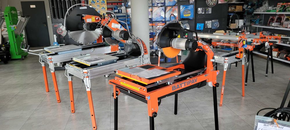 Piła budowlana do pustaków silki stołowa 400V przecinarka stolikowa