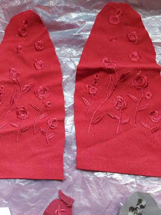 hafty 9 sztuk i tasiemki