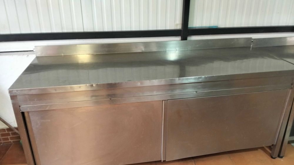 Bancada de inox 2metros