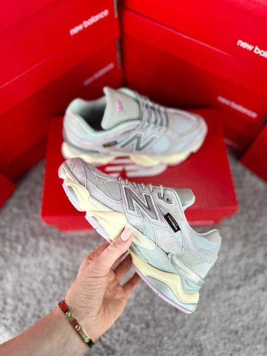 !SALE! New Balance 9060 Light Grey Pink Cordura 36 37 38 39 40 41 42