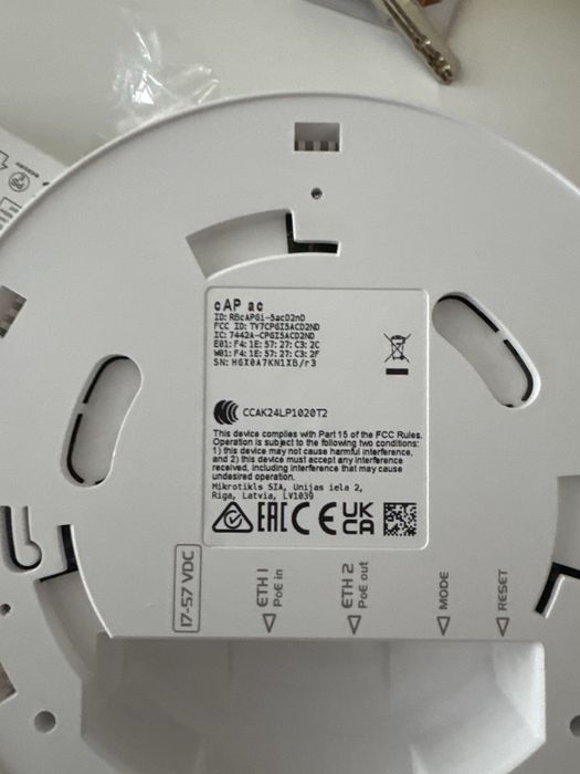MikroTik cAP AC RBcAPGi-5acD2nD