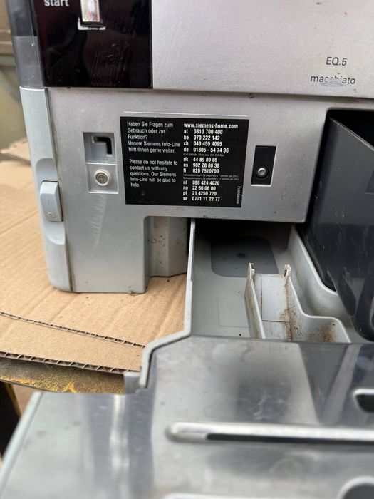 Кавоварка, кавовий апарат Siemens EQ.5 Macchiato TE503501DE, якісний кофе аппарат, з кавомолкою