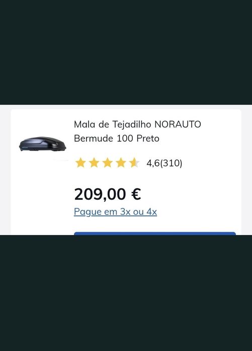 Mala Tejadilho Norauto Bermude 100