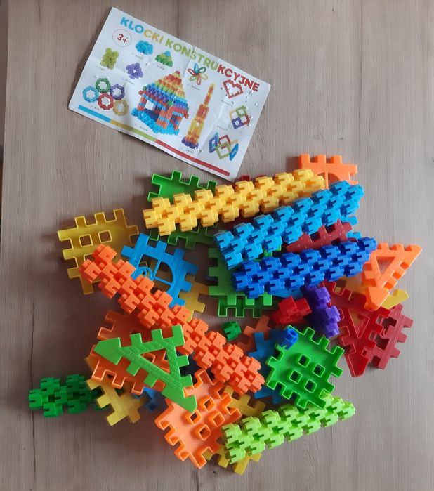 Klocki konstrukcyjne 167 elementów