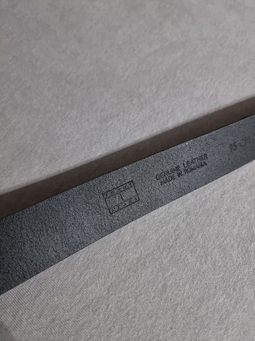 Nowy męski pasek tommy hilfiger czarny 95 cm skóra