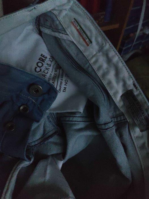 Джинсы Jack&jones Nick jeans Дания w32-33 blue.