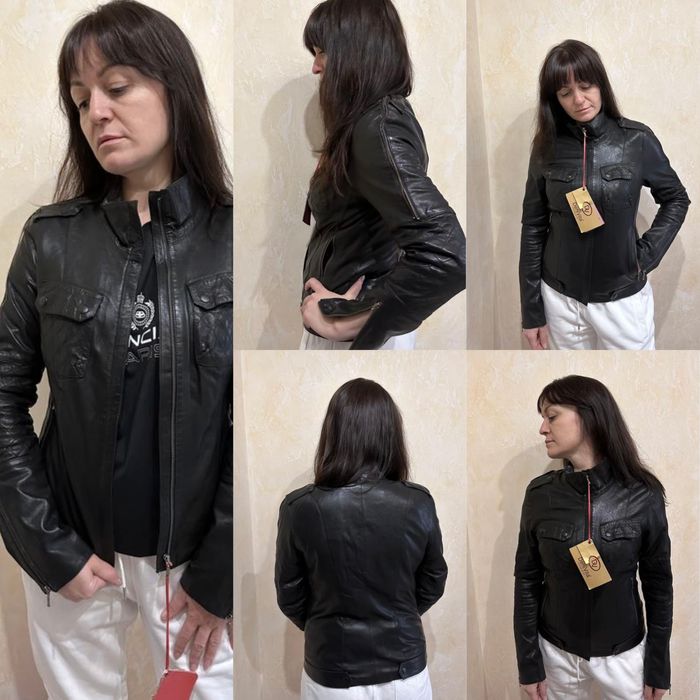 Шкіряна куртка, косуха, хс,с,м,л