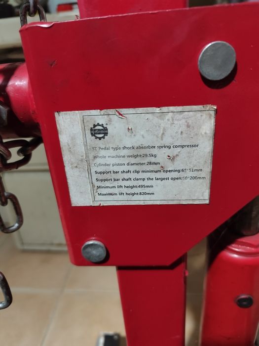 Compressor de molas de 3 toneladas