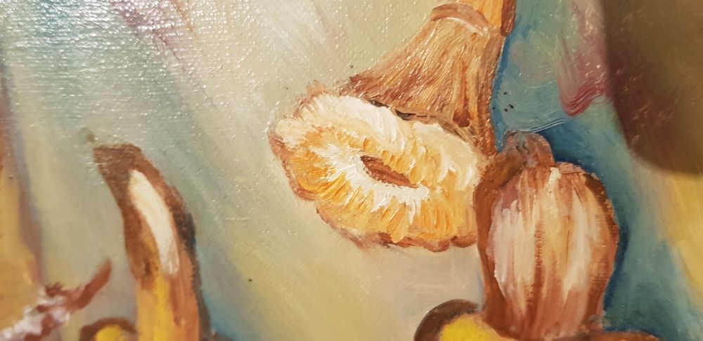 Obraz recznie malowany 30x40 cm/Grzybobranie/ wroclaw